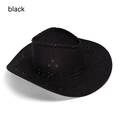 Western Cowboy Hat – Suede Cowgirl & Cowboy Hat for Men & Women
