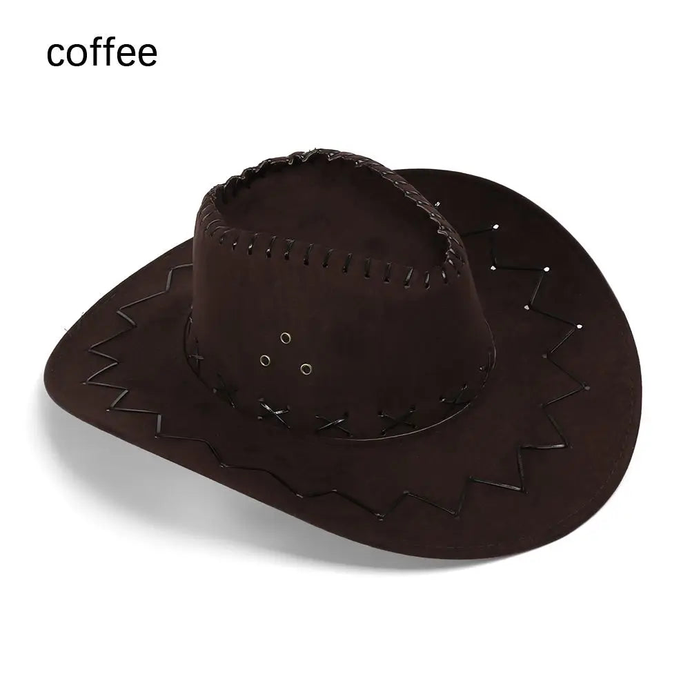 Western Cowboy Hat – Suede Cowgirl & Cowboy Hat for Men & Women