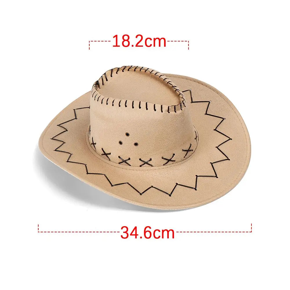 Western Cowboy Hat – Suede Cowgirl & Cowboy Hat for Men & Women