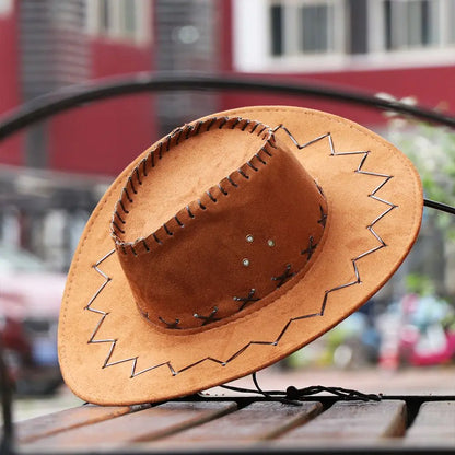 Western Cowboy Hat – Suede Cowgirl & Cowboy Hat for Men & Women