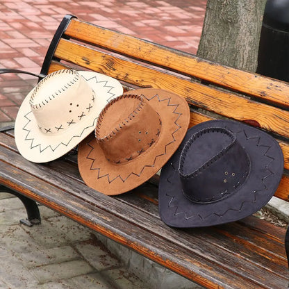 Western Cowboy Hat – Suede Cowgirl & Cowboy Hat for Men & Women