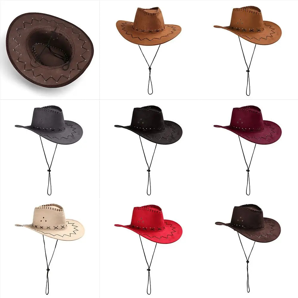 Western Cowboy Hat – Suede Cowgirl & Cowboy Hat for Men & Women